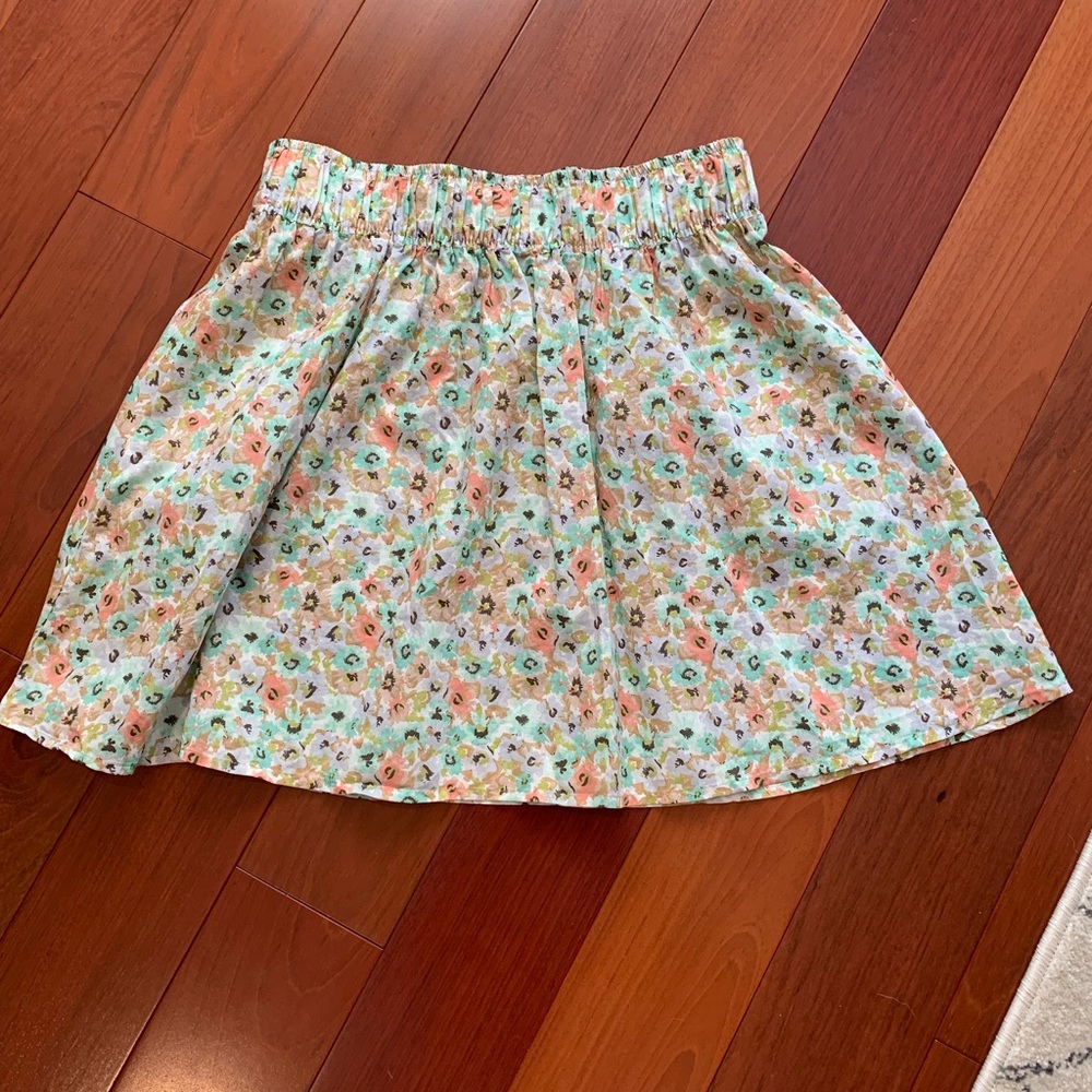 H&M floral cotton skirt